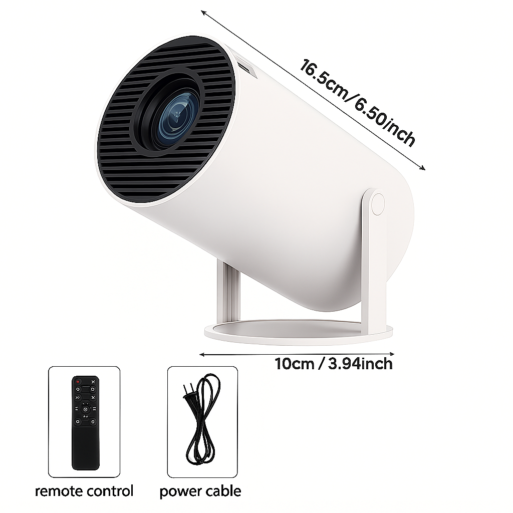 Famicine Mini Projector – 1080P Portable Home Cinema